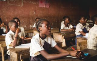 Children in classroom, Lagos, Nigeria