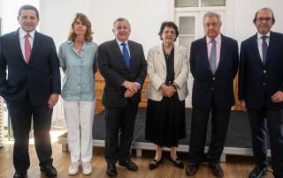 Intervinientes na assinatura do acordo