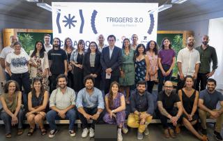 Finalistas da 3ª edição do Triggers e staff da Casa do Impacto