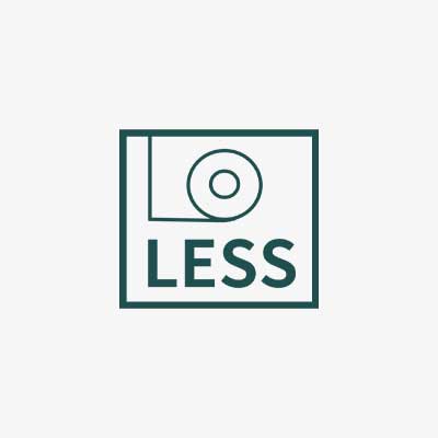 less logo