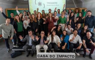 Staff da Casa do Impacto e participantes do Triggers